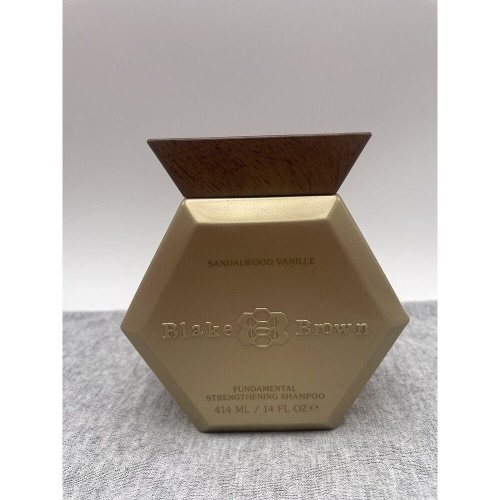 New Blake Brown Sandalwood Vanille Fundamental Strengthening Shampoo 14oz